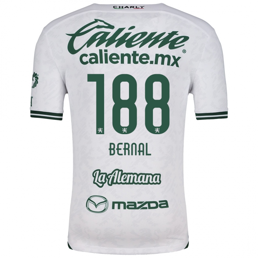 Criança Camisola Juan Bernal #188 Branco Verde Alternativa 2024/25 Camisa