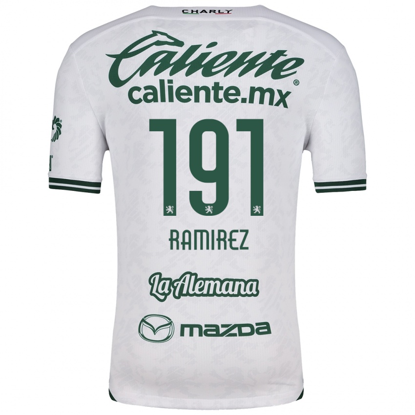 Criança Camisola Ian Ramírez #191 Branco Verde Alternativa 2024/25 Camisa