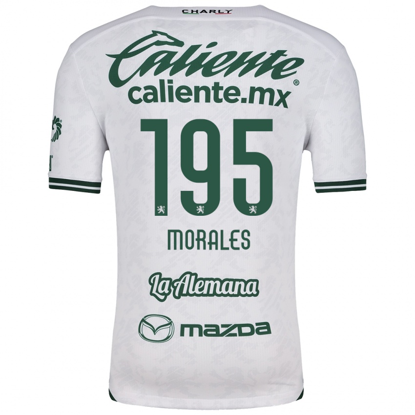 Criança Camisola Daniel Morales #195 Branco Verde Alternativa 2024/25 Camisa