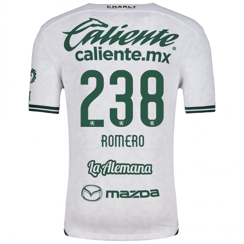 Criança Camisola Paulo Romero #238 Branco Verde Alternativa 2024/25 Camisa