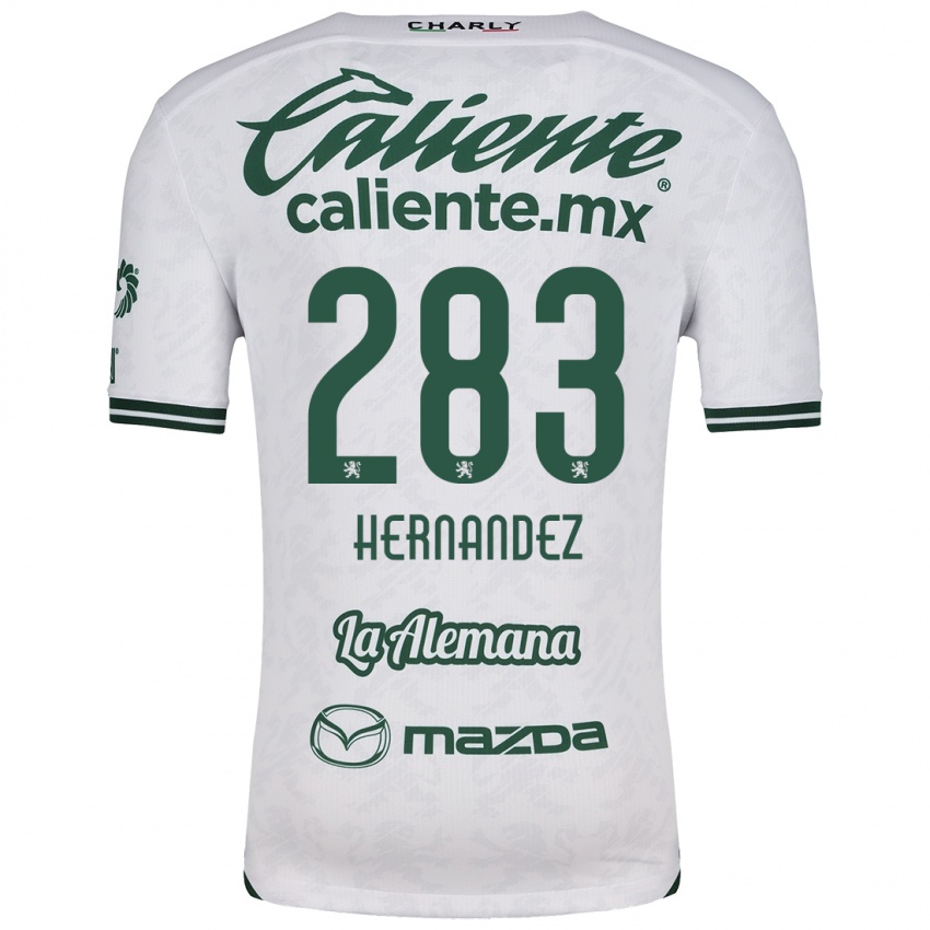 Criança Camisola Karin Hernández #283 Branco Verde Alternativa 2024/25 Camisa