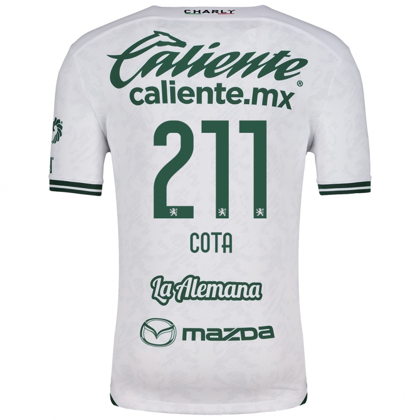 Criança Camisola Luis Cota #211 Branco Verde Alternativa 2024/25 Camisa