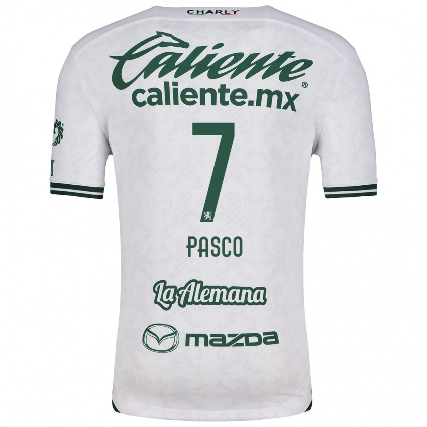 Criança Camisola Madeleine Pasco #7 Branco Verde Alternativa 2024/25 Camisa