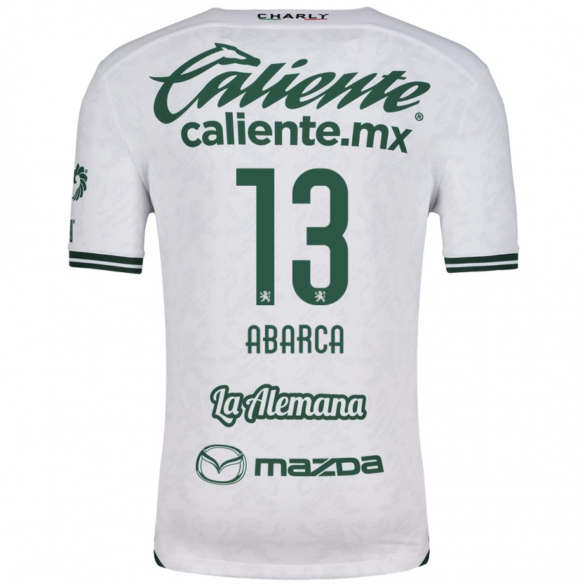 Criança Camisola Vidalia Abarca #13 Branco Verde Alternativa 2024/25 Camisa