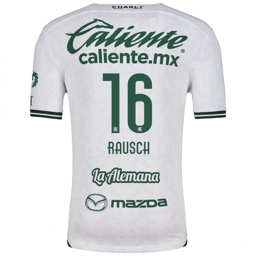 Criança Camisola Mayalu Rausch #16 Branco Verde Alternativa 2024/25 Camisa