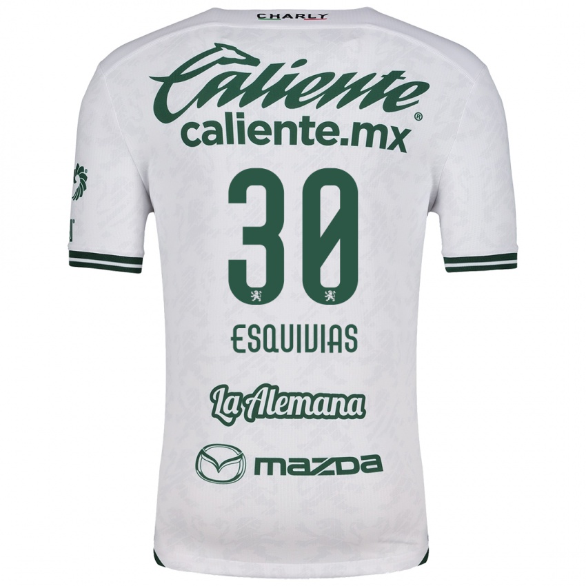 Criança Camisola Isabela Esquivias #30 Branco Verde Alternativa 2024/25 Camisa