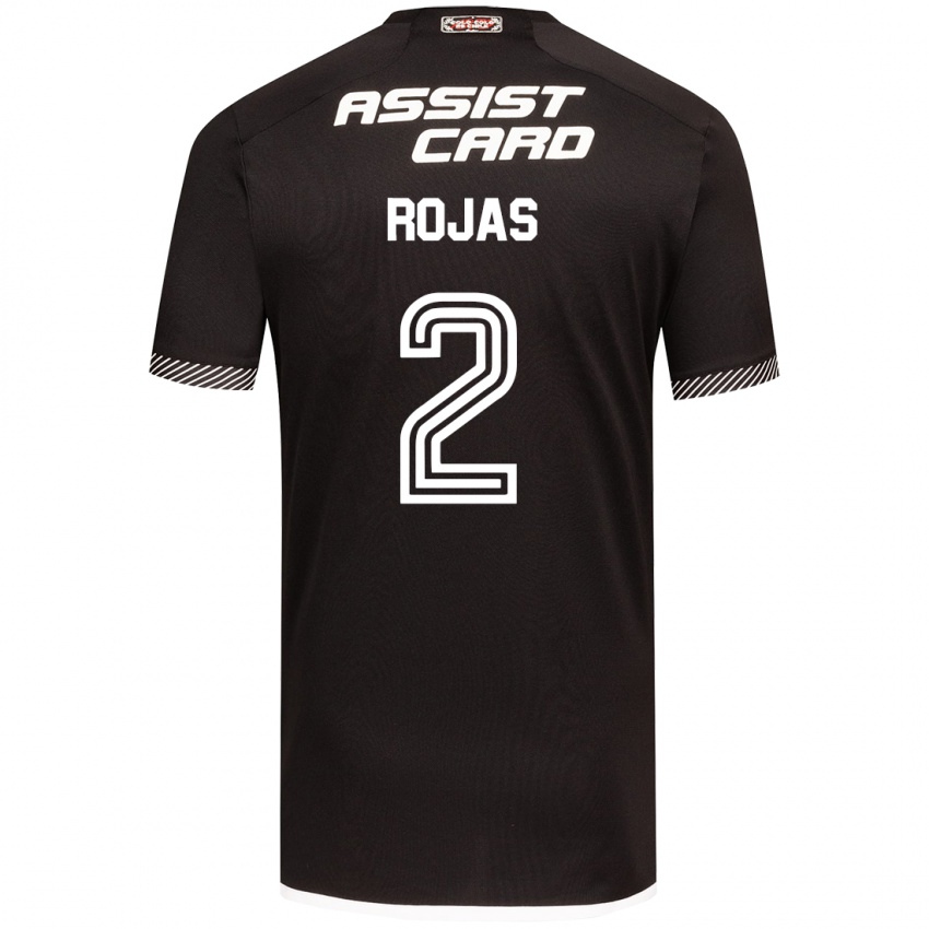 Criança Camisola Jeyson Rojas #2 Preto Branco Alternativa 2024/25 Camisa