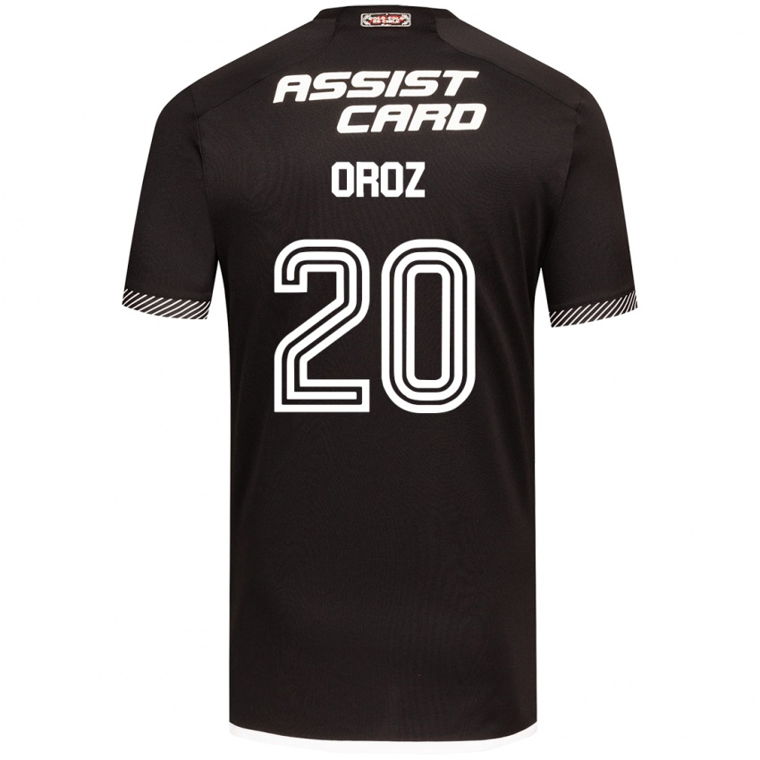 Criança Camisola Alexander Oroz #20 Preto Branco Alternativa 2024/25 Camisa