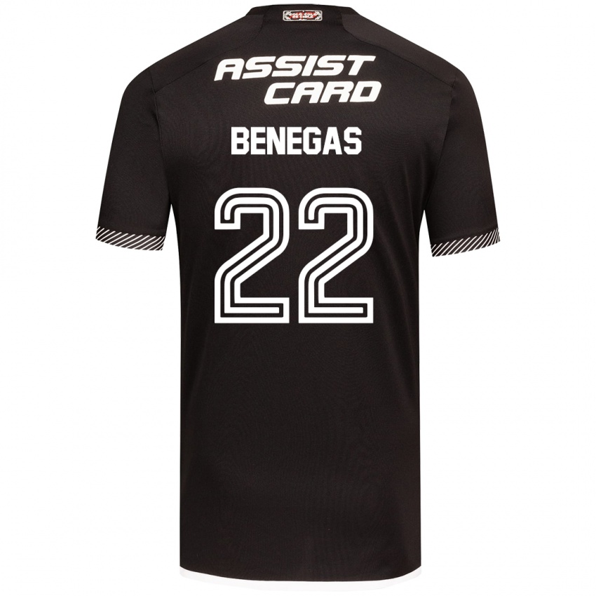 Criança Camisola Leandro Benegas #22 Preto Branco Alternativa 2024/25 Camisa