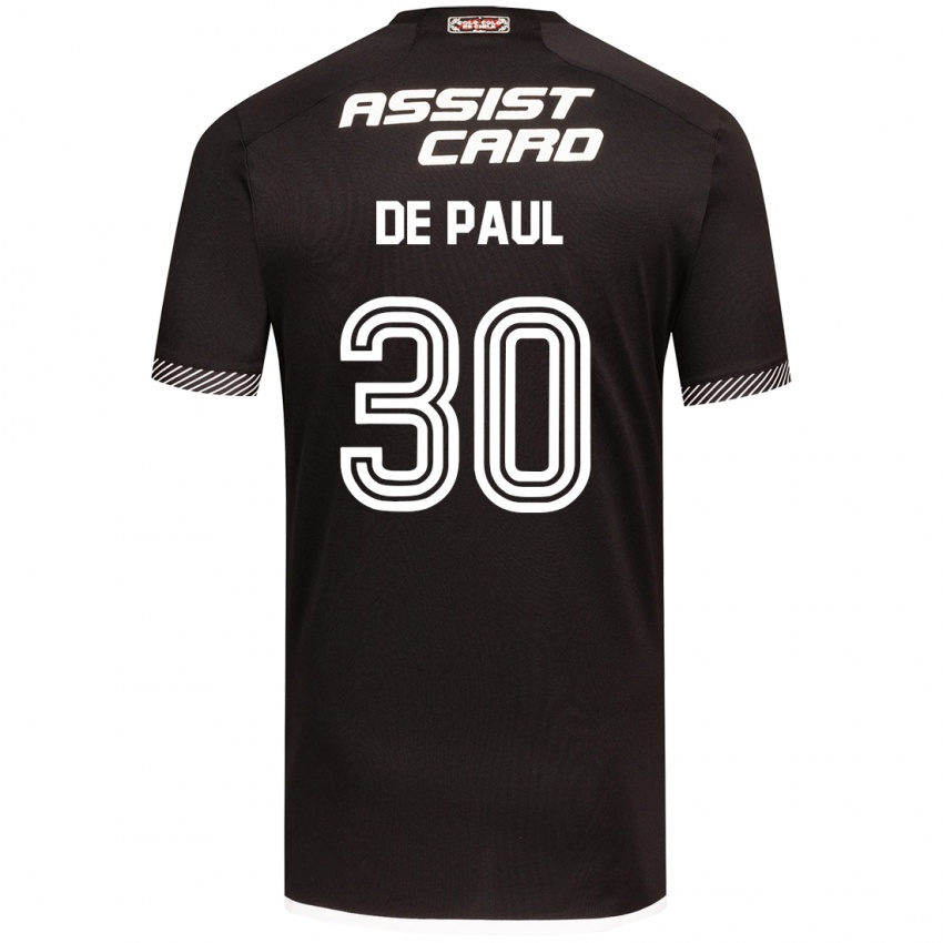 Criança Camisola Fernando De Paul #30 Preto Branco Alternativa 2024/25 Camisa