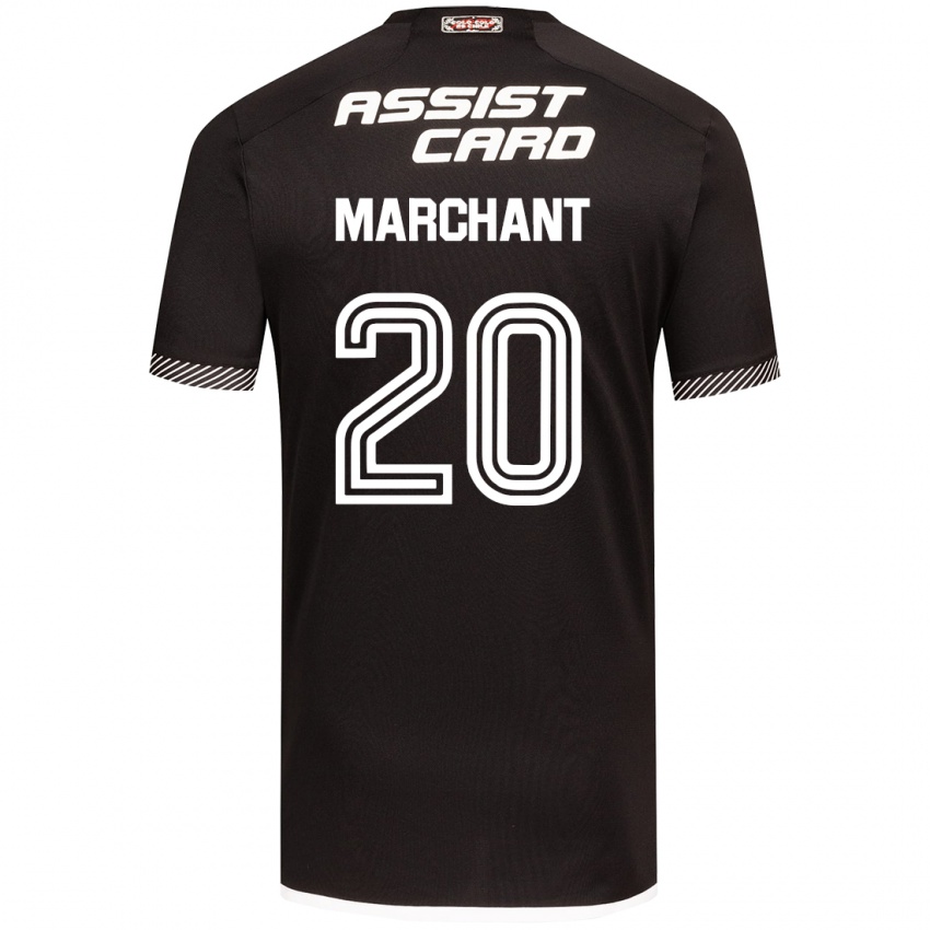 Criança Camisola Francisco Marchant #20 Preto Branco Alternativa 2024/25 Camisa