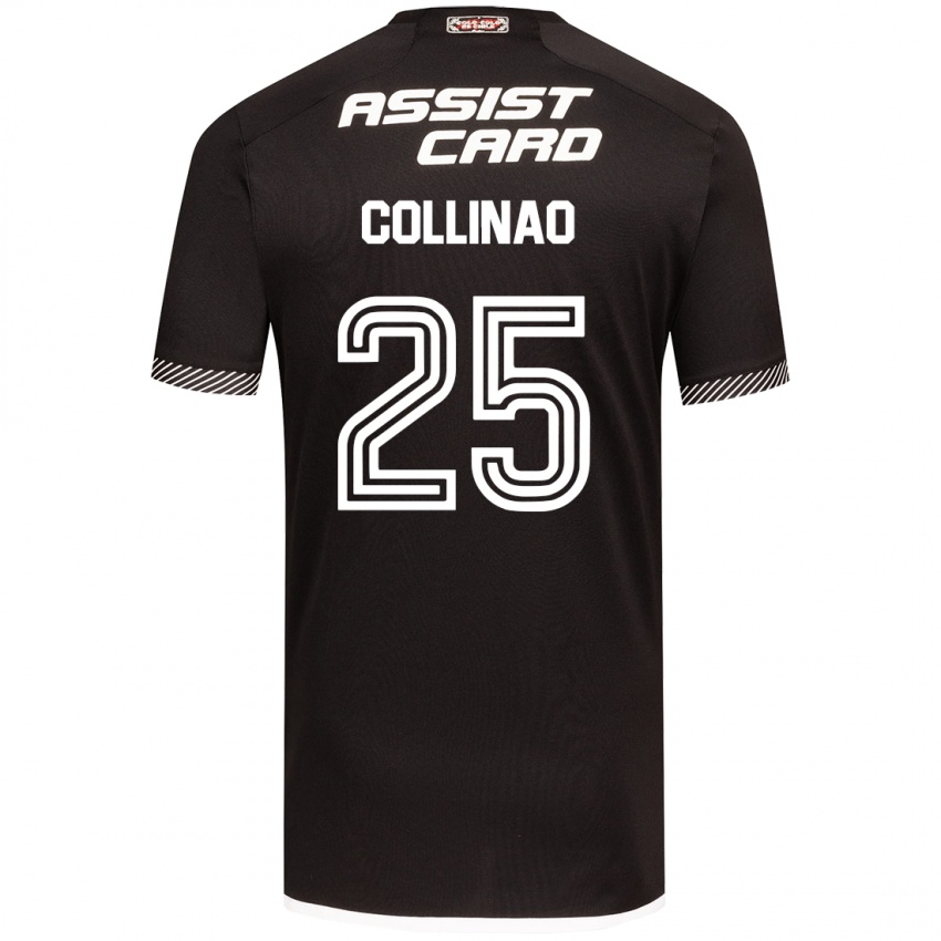 Criança Camisola Margarita Collinao #25 Preto Branco Alternativa 2024/25 Camisa