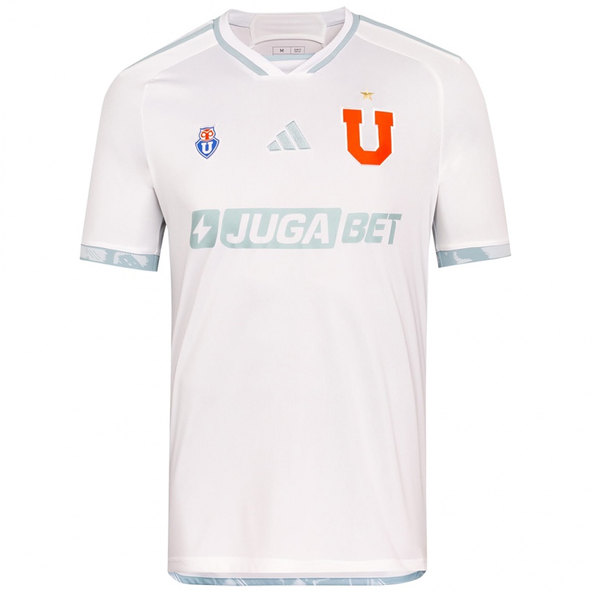 Criança Camisola Jeison Fuentealba #27 Branco Cinza Alternativa 2024/25 Camisa