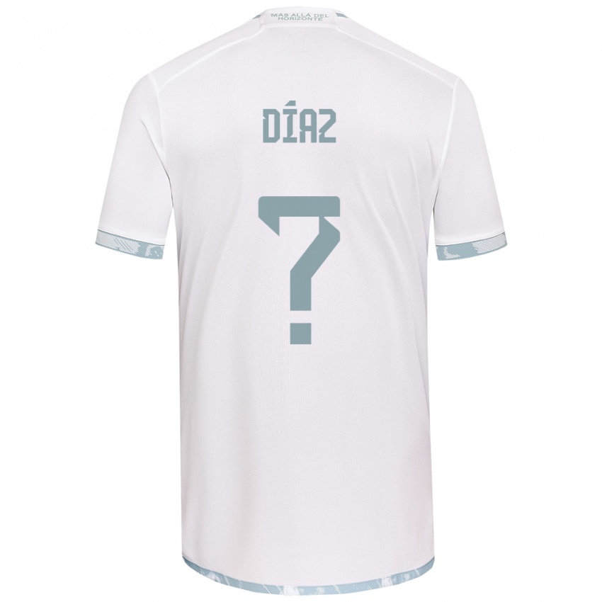 Criança Camisola Antonio Díaz #0 Branco Cinza Alternativa 2024/25 Camisa