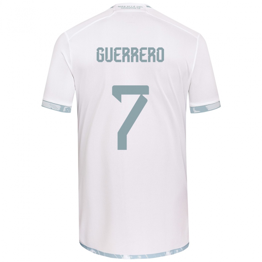 Criança Camisola Maximiliano Guerrero #7 Branco Cinza Alternativa 2024/25 Camisa