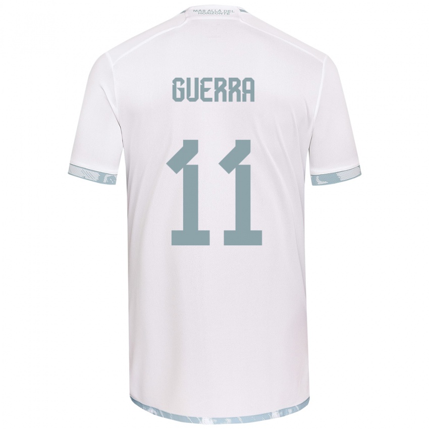 Criança Camisola Nicolás Guerra #11 Branco Cinza Alternativa 2024/25 Camisa