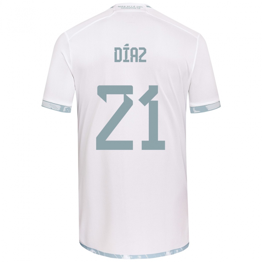 Criança Camisola Marcelo Díaz #21 Branco Cinza Alternativa 2024/25 Camisa