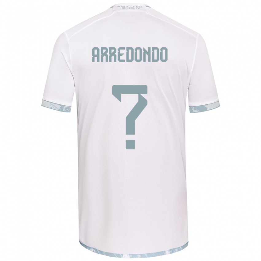 Criança Camisola Milovan Arredondo #0 Branco Cinza Alternativa 2024/25 Camisa