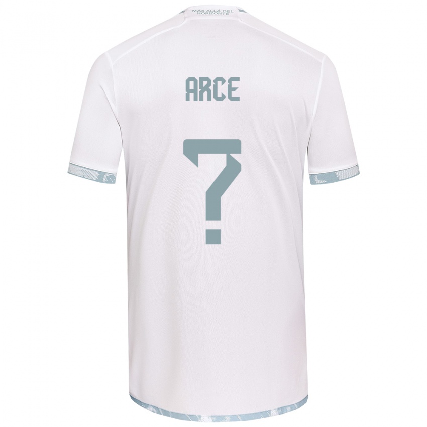 Criança Camisola Agustín Arce #0 Branco Cinza Alternativa 2024/25 Camisa