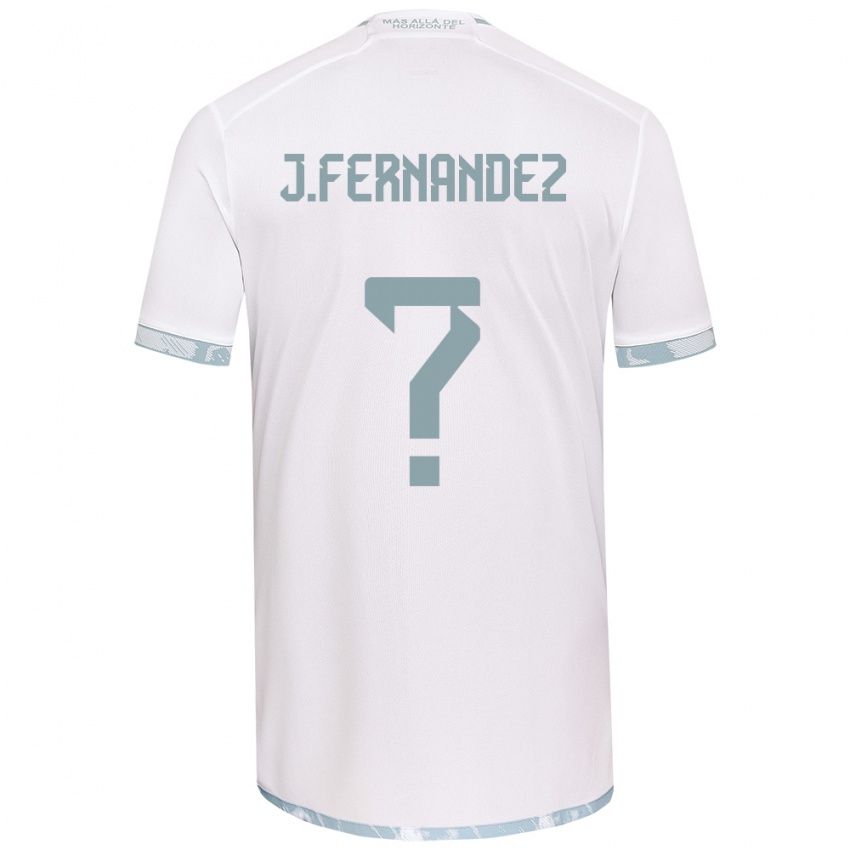 Criança Camisola José Matías Fernández #0 Branco Cinza Alternativa 2024/25 Camisa