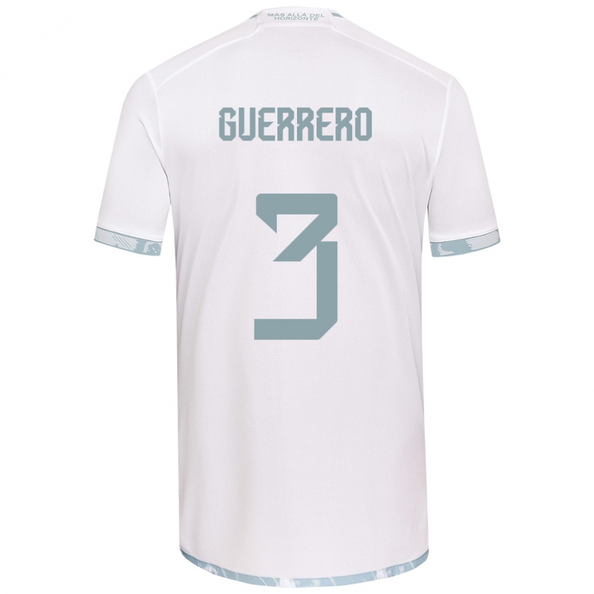 Criança Camisola Carla Guerrero #3 Branco Cinza Alternativa 2024/25 Camisa