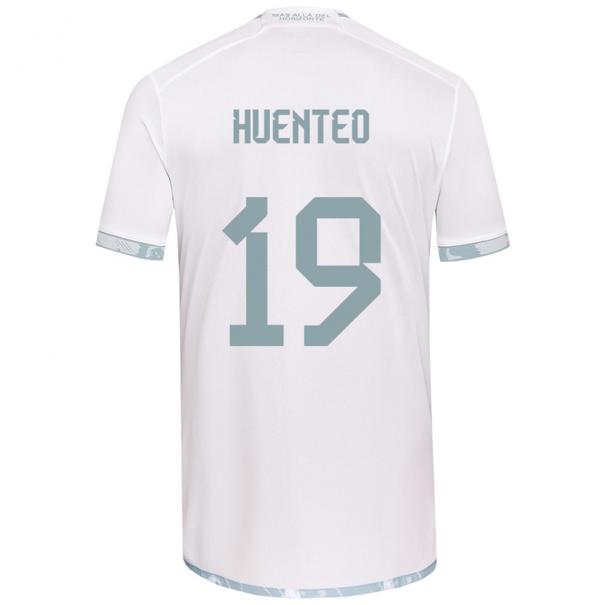 Criança Camisola Yessenia Huenteo #19 Branco Cinza Alternativa 2024/25 Camisa