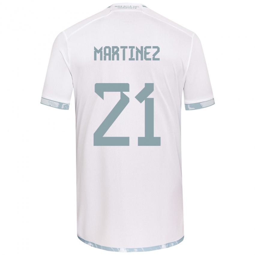 Criança Camisola Maria Martínez #21 Branco Cinza Alternativa 2024/25 Camisa