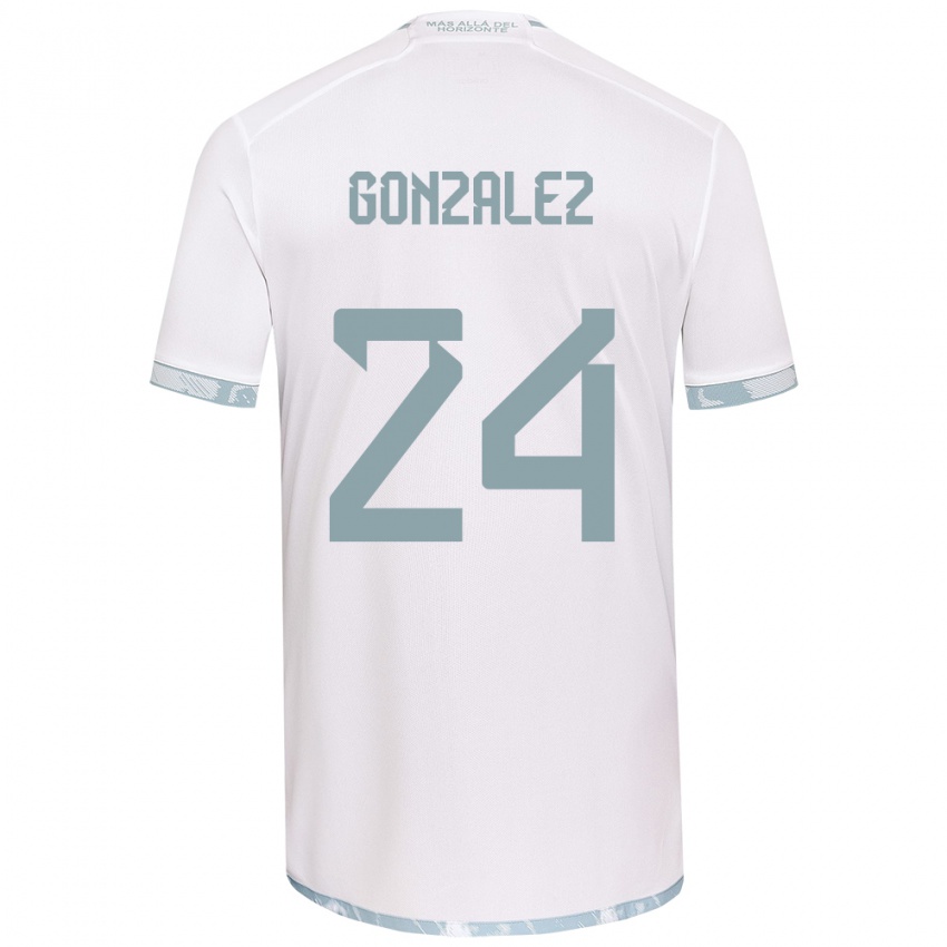 Criança Camisola Emma González #24 Branco Cinza Alternativa 2024/25 Camisa