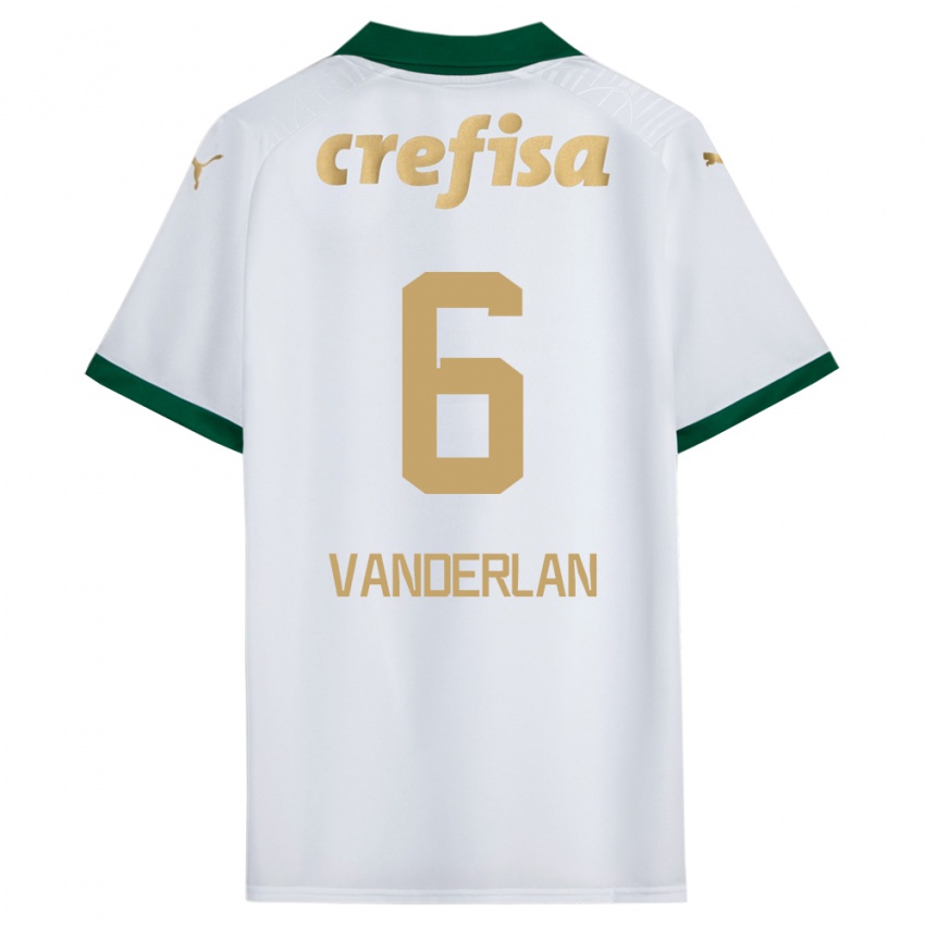 Criança Camisola Vanderlan #6 Branco Verde Alternativa 2024/25 Camisa