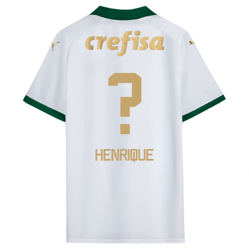 Criança Camisola Zé Henrique #0 Branco Verde Alternativa 2024/25 Camisa