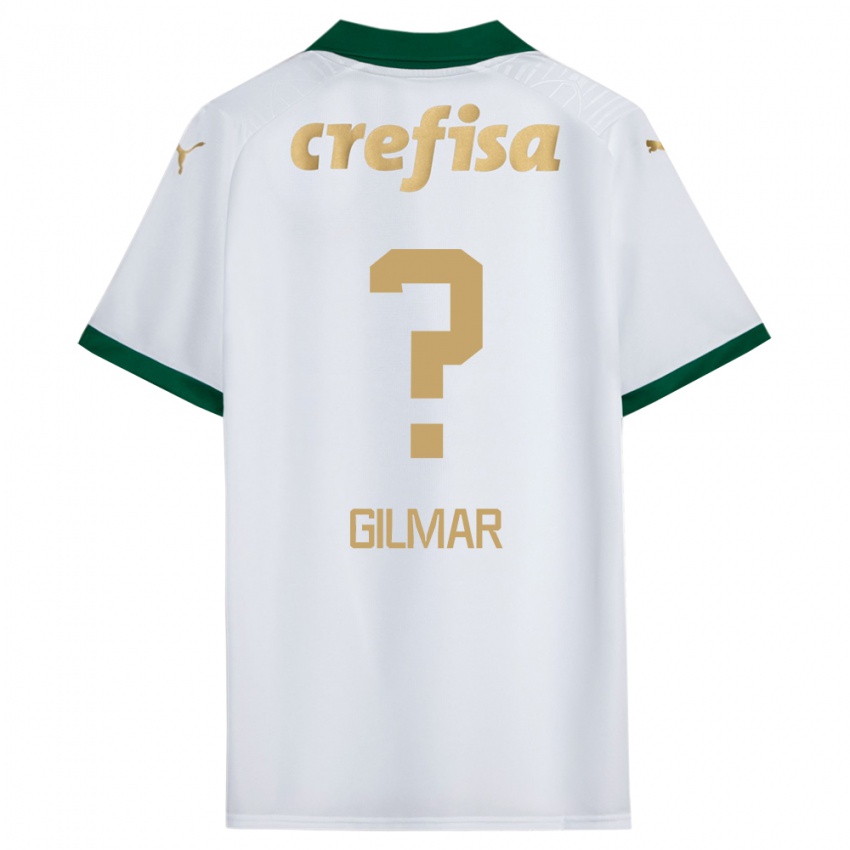 Criança Camisola Gilmar #0 Branco Verde Alternativa 2024/25 Camisa