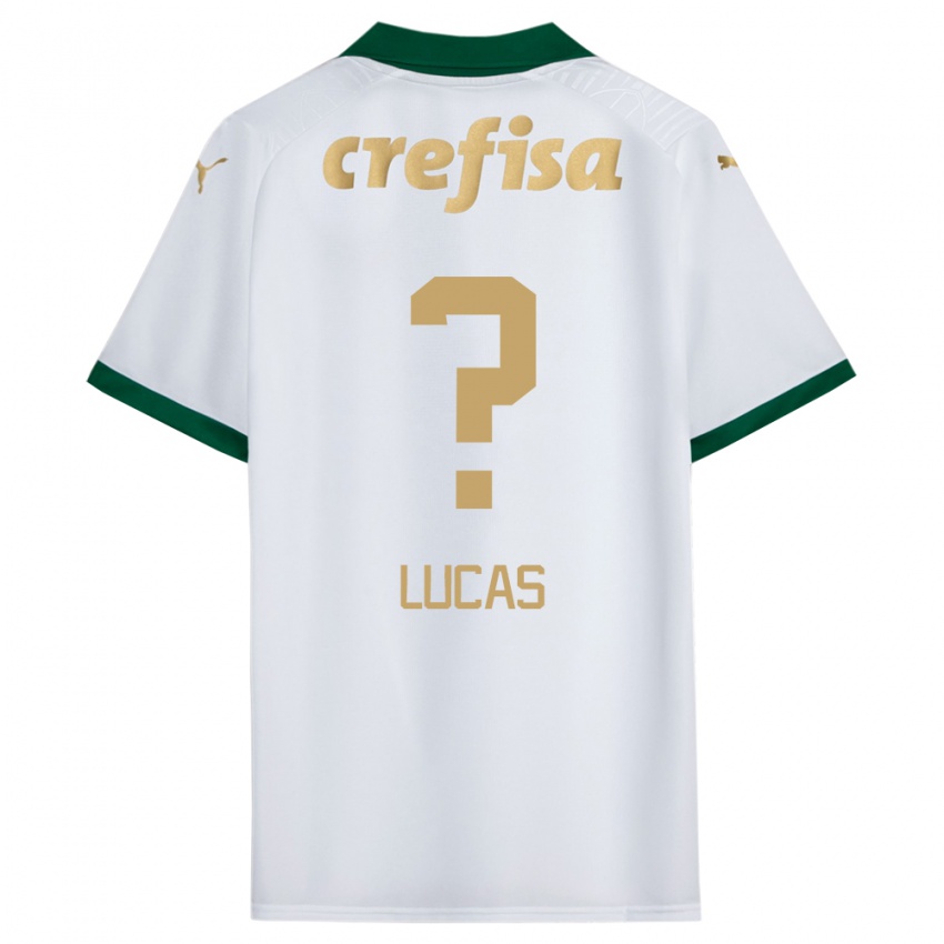 Criança Camisola André Lucas #0 Branco Verde Alternativa 2024/25 Camisa