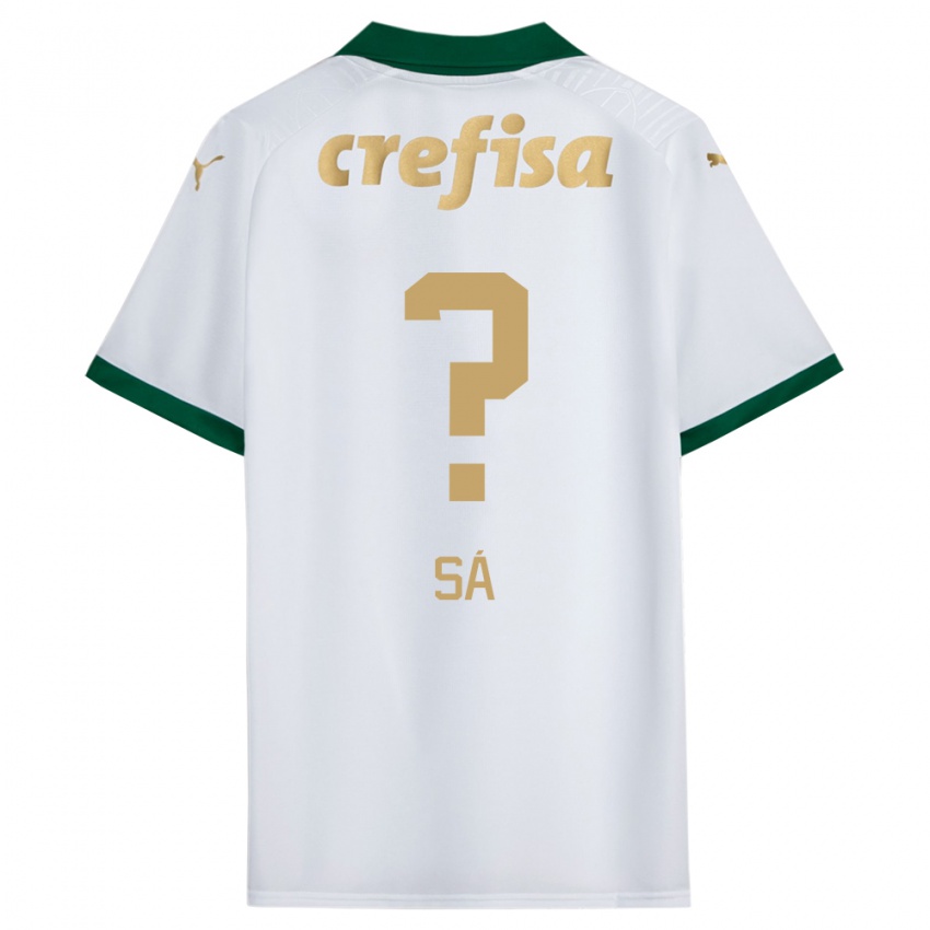 Criança Camisola Luiz Sá #0 Branco Verde Alternativa 2024/25 Camisa