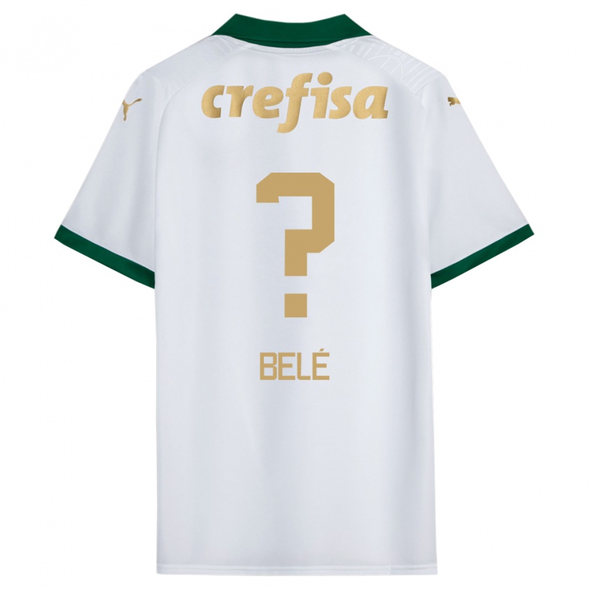 Criança Camisola Erick Belé #0 Branco Verde Alternativa 2024/25 Camisa