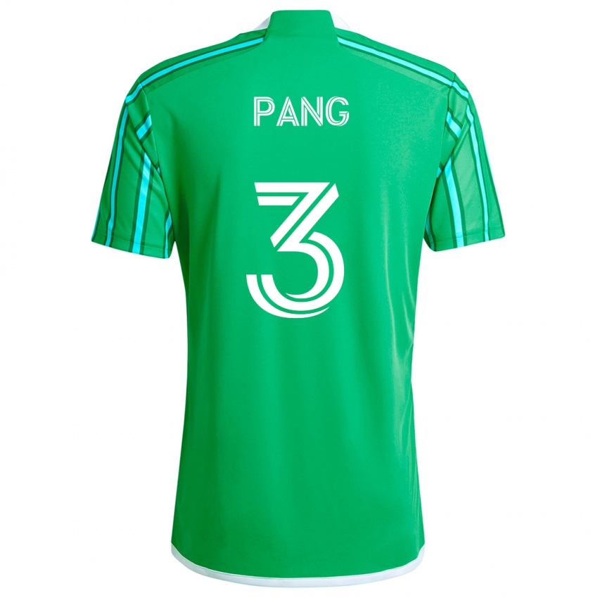 Homem Camisola Kaylene Pang #3 Verde Branco Principal 2024/25 Camisa