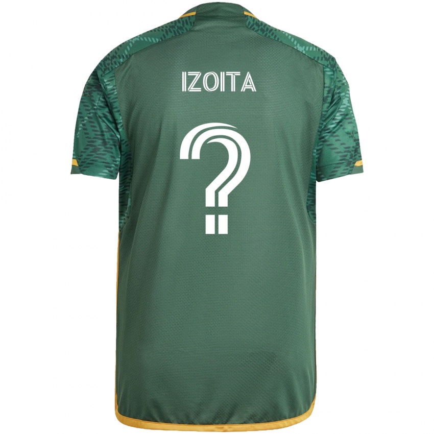 Homem Camisola Eric Izoita #0 Green Orange Principal 2024/25 Camisa