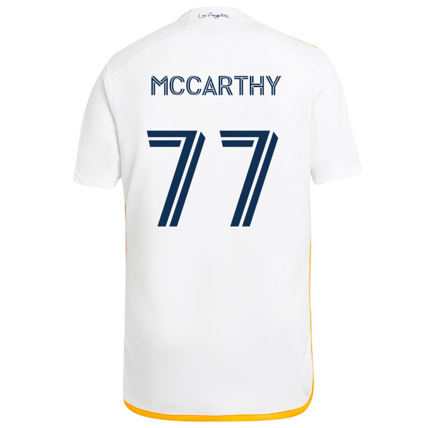 Homem Camisola John Mccarthy #77 Branco Amarelo Principal 2024/25 Camisa