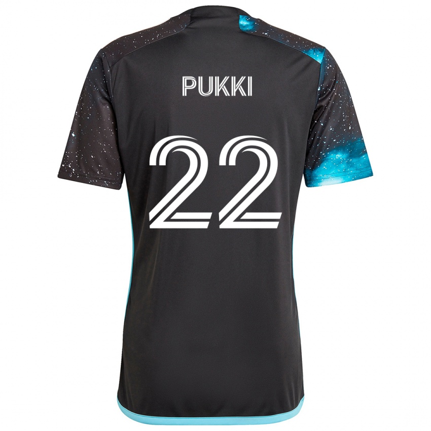 Homem Camisola Teemu Pukki #22 Preto Azul Principal 2024/25 Camisa