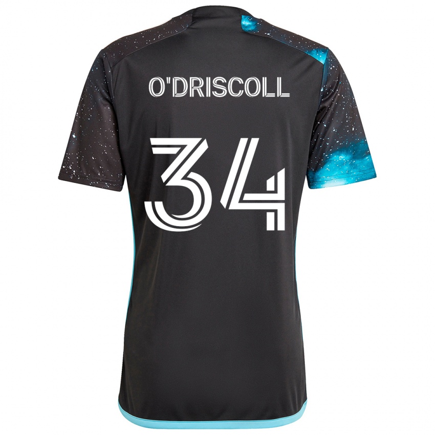 Homem Camisola Rory O'driscoll #34 Preto Azul Principal 2024/25 Camisa