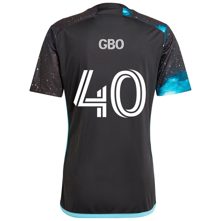 Homem Camisola Cedrik Gbo #40 Preto Azul Principal 2024/25 Camisa