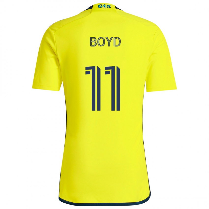 Homem Camisola Tyler Boyd #11 Amarelo Azul Principal 2024/25 Camisa