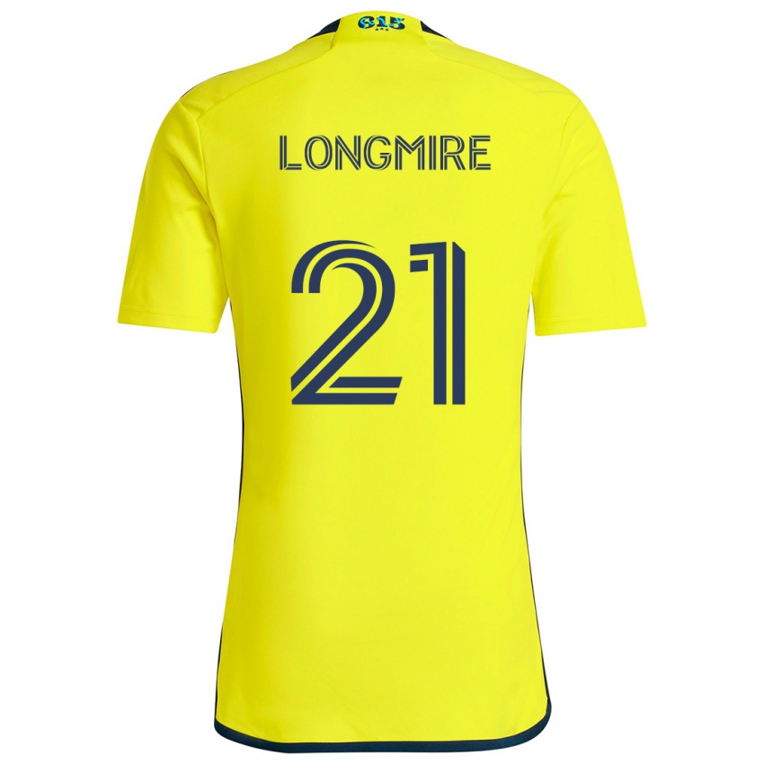 Homem Camisola Ahmed Longmire #21 Amarelo Azul Principal 2024/25 Camisa