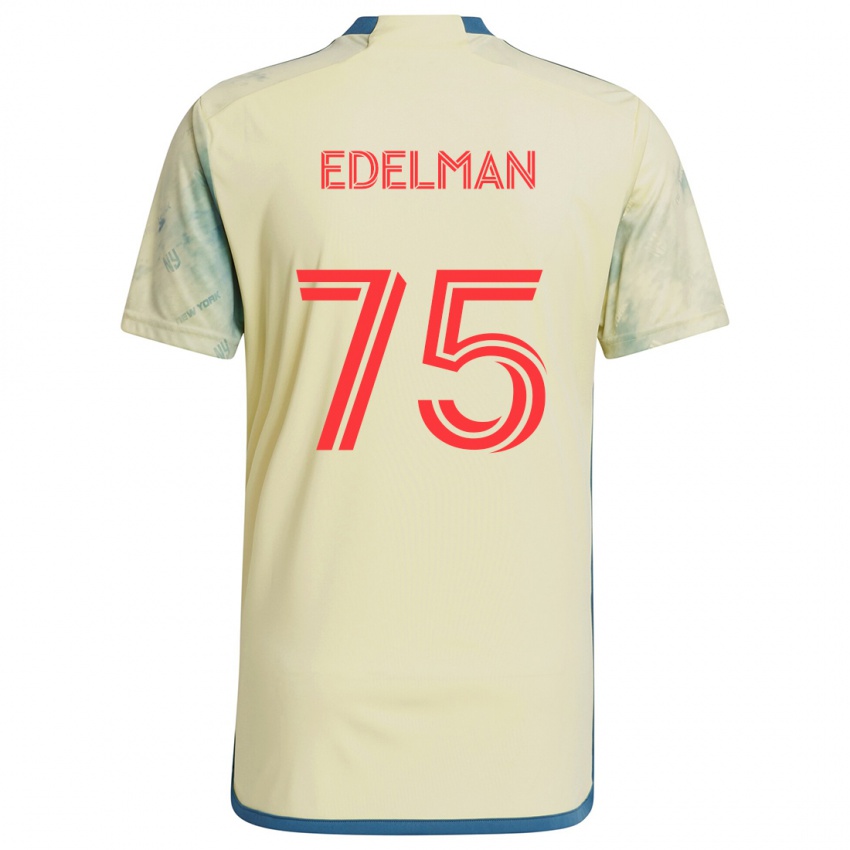 Homem Camisola Daniel Edelman #75 Amarelo Vermelho Azul Principal 2024/25 Camisa