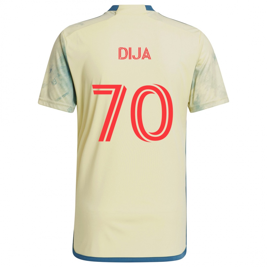 Homem Camisola Dija #70 Amarelo Vermelho Azul Principal 2024/25 Camisa