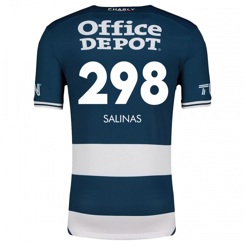 Homem Camisola Jesús Salinas #298 Branco Azulado Principal 2024/25 Camisa