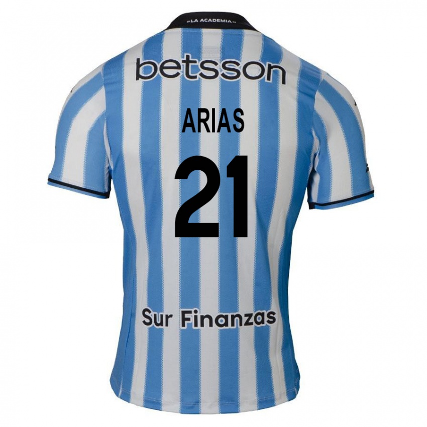 Homem Camisola Gabriel Arias #21 Azul Branco Preto Principal 2024/25 Camisa