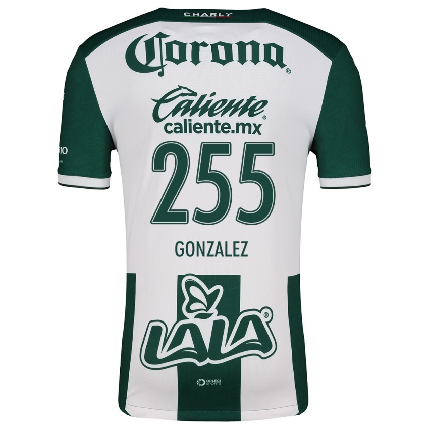 Homem Camisola Valente González #255 Verde Branco Principal 2024/25 Camisa