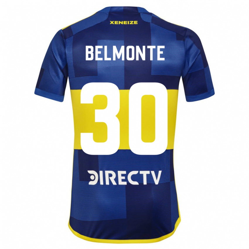 Homem Camisola Tomás Belmonte #30 Azul Amarelo Principal 2024/25 Camisa