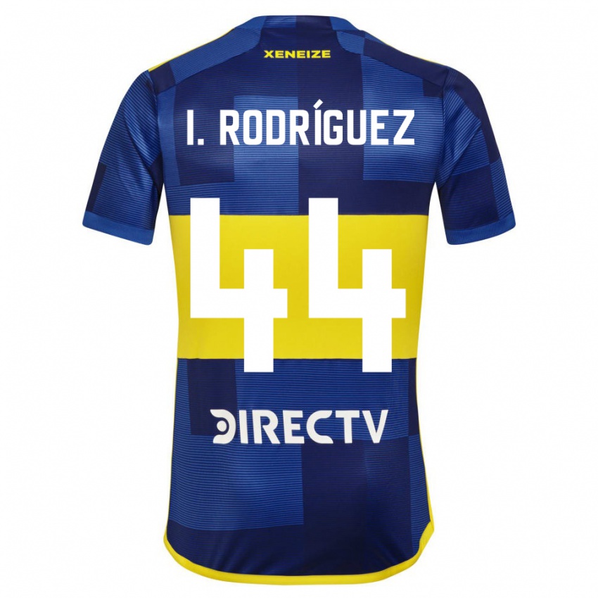 Homem Camisola Ignacio Rodríguez #44 Azul Amarelo Principal 2024/25 Camisa