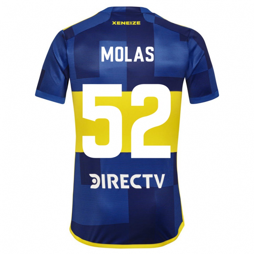 Homem Camisola Walter Molas #52 Azul Amarelo Principal 2024/25 Camisa